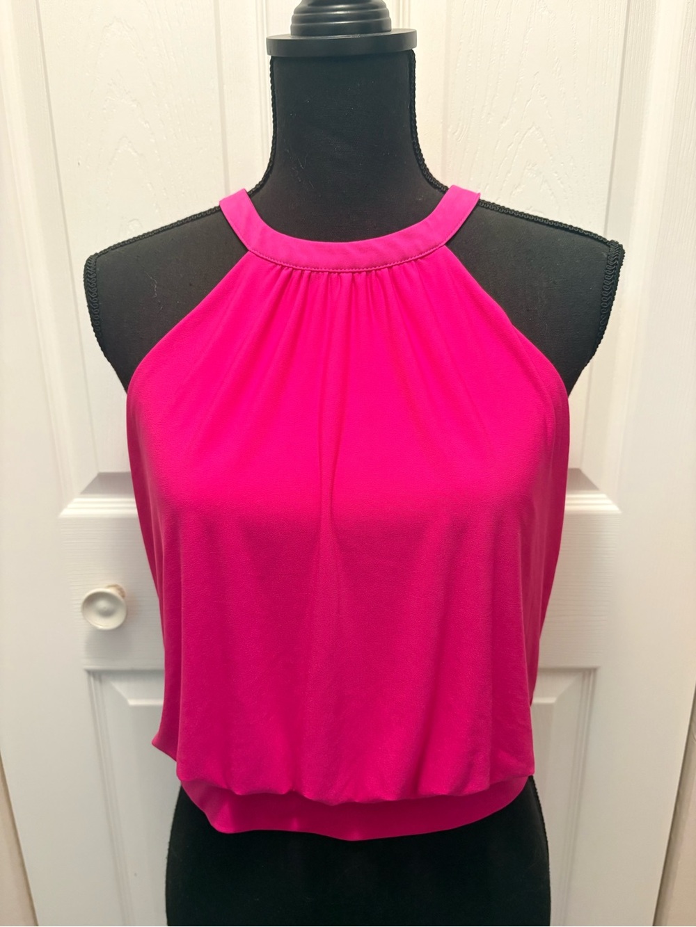 Express Hot Pink Halter Tank